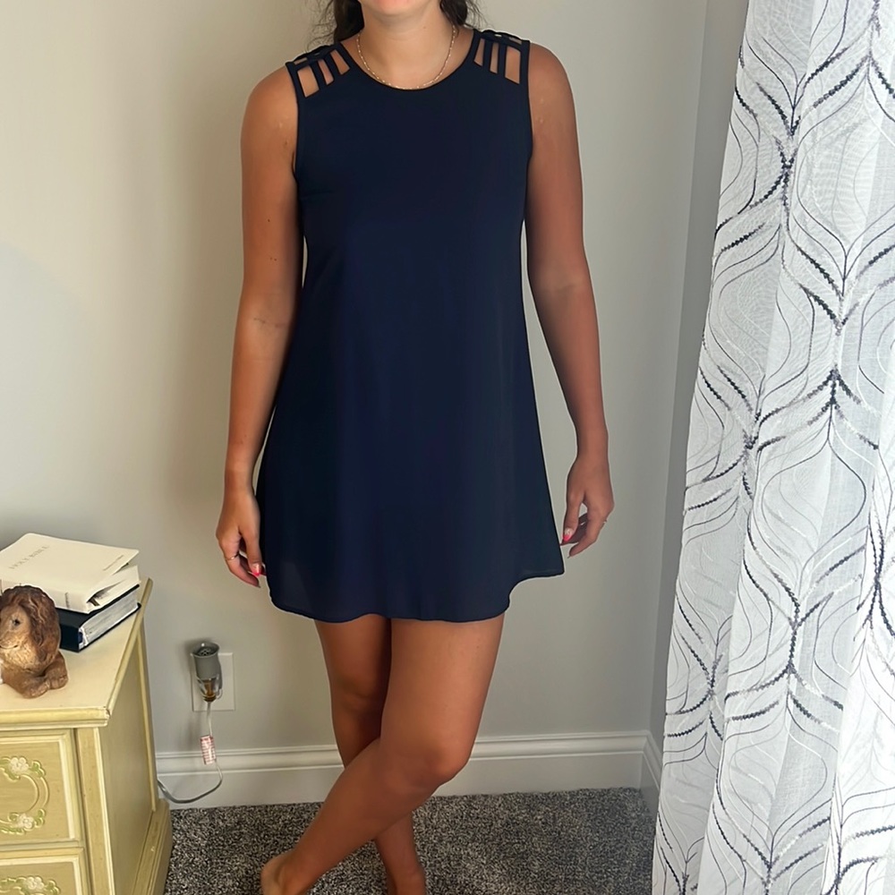 Navy minidress